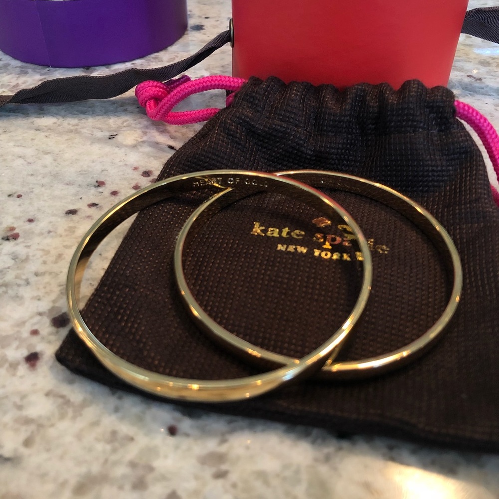 Heart of Gold Idiom Bangles (2)